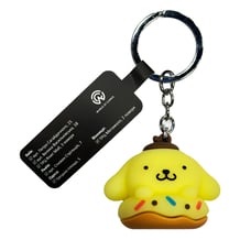 3D брелок Sanrio: Pompompurin w/ Donut, (9197)