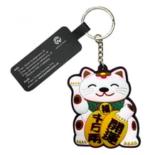 Брелок двухсторонний Maneki Neko, (9235)