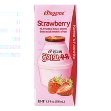 Напиток Binggrae: Strawberry Flavored Milk Drink, (940023)