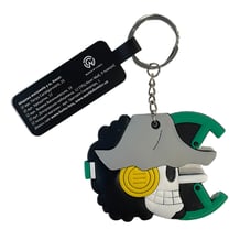 Брелок двухсторонний One Piece: Usopp Skull: Logo, (9438)