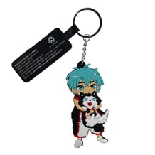 Брелок двосторонній Kuroko's Basketball: Tetsuya Kuroku and Tetsuya #2, (9609)