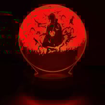 Акриловый светильник Naruto: Itachi Uchiha w/ Crows, (99175)