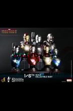 Набор коллекционных бюстов Hot Toys: Iron Man 8 pcs, (85539)