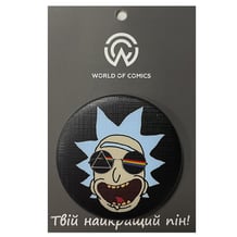 Значок Rick & Morty: Rick w/ Pink Floyd Sunglasses, (13451)