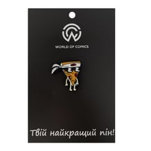 Металевий значок (пін) Kung Fu Pizza, (10935)