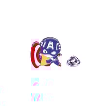 Металевий значок (пін) Marvel: Chibi Captain America next to the Shield, (10978)