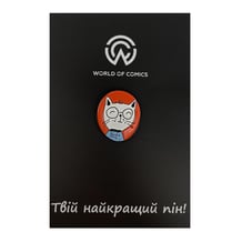 Металлический значок (пин) Smart Cat, (11134)