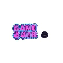 Металлический значок (пин) Logo "Game Over", (11211)