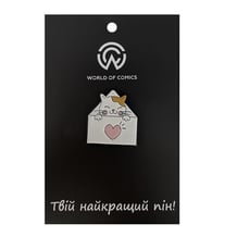 Металевий значок (пін) Mail w/Cat, (11632)