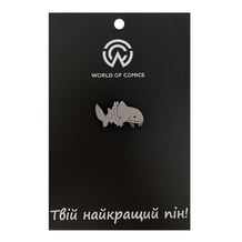 Металлический значок (пин) Shark "Help Me", (12258)