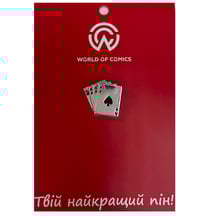 Металлический значок (пин) Cards (Silver), (13344)