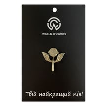 Металлический значок (пин) Portafilter w/ Wings (Gold), (13389)