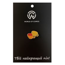 Металлический значок (пин) Two Cups (Yellow / Orange), (13392)