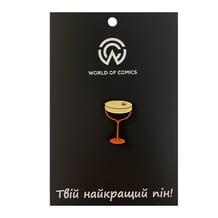 Металлический значок (пин) Cocktail Glass, (13404)