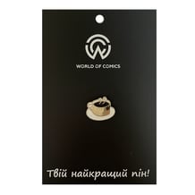 Металлический значок (пин) Tea Cup (Gold), (13409)