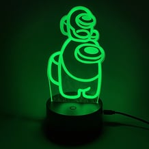 Акриловий світильник Among Us: Crewmate w/ Baby, (44551)