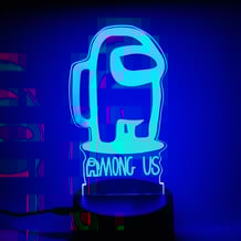 Акриловий світильник Among Us: Crewmate (w/Logo), (44552)