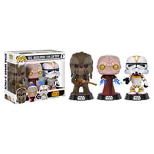 Фігурки Funko POP! Star Wars: Tarfful, Unhooded Emperor, Utapau Clone Trooper (3-Pack), (11825)