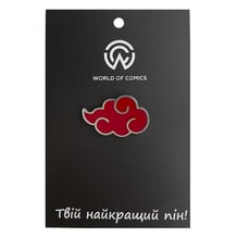 Металевий значок (пін) Naruto: Akatsuki: Logo, (10656)
