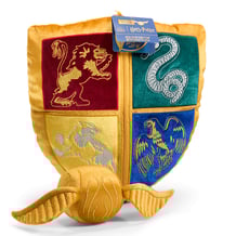 М'яка іграшка-подушка The Noble Collection: Wizarding World: Harry Potter: Quidditch Crest and Snitch, (109816)