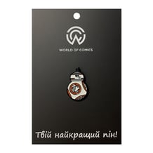 Металевий значок (пін) Star Wars: BB-8, (10986)