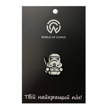 Металевий значок (пін) Star Wars: Stormtrooper (Chibi), (10987)