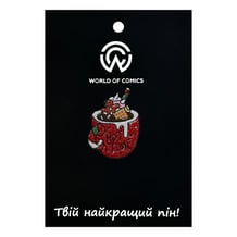 Металлический значок (пин) Christmas Cocoa Cup: «‎Hot Time» (Red), (11248)