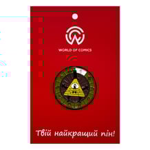 Металлический значок (пин) Gravity Falls: Bill Cipher, (11429)