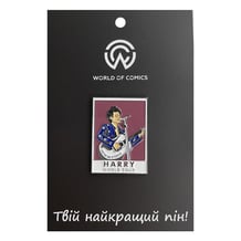 Металевий значок (пін) Harry Styles: «Harry World Tour», (11555)