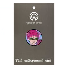 Металлический значок (пин) The Disastrous Life of Saiki K.: Kusuo Saiki (Head), (11737)