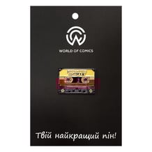 Металлический значок (пин) Marvel: Guardians of the Galaxy: Cassette: «Awesome Mix Vol. 1», (12290)