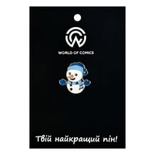 Металлический значок (пин) Snowman (Chibi), (12856)