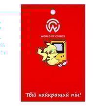 Металевий значок (пін) Pokemon: Pikachu w/ Nintendo, (13007)