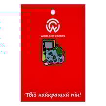 Металевий значок (пін) Pokemon: Bulbasaur w/ Nintendo, (13008)