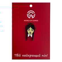 Металлический значок (пин) The Addams Family: Wednesday: Wednesday, (13627)