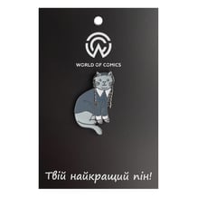 Металлический значок (пин) The Addams Family: Catnesday, (13630)