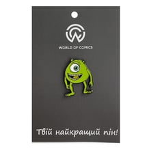 Металлический значок (пин) Disney: Monsters, Inc.: Mike Wazowski, (13662)