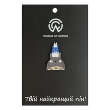 Металлический значок (пин) Studio Ghibli: My Neighbor Totoro: Totoro, Chu and Chibi, (13679)