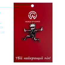 Металевий значок (пін) Jujutsu Kaisen: Gojo Satoru: «I'll murder you!», (13683)