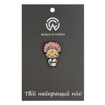 Металевий значок (пін) Jujutsu Kaisen: Sukuna (Chibi), (13685)