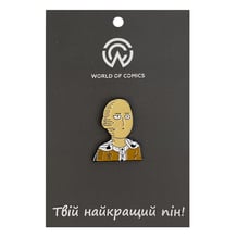 Металлический значок (пин) One-Punch Man: Saitama (Blank Face), (13689)