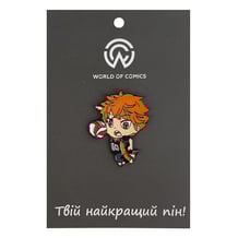 Металлический значок (пин) Haikyuu!!: Shoyo Hinata (Chibi), (13692)
