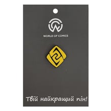 Металлический значок (пин) Genshin Impact: Geo: Logo, (13701)