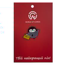 Металевий значок (пін) Penguin w/ Bag, (13778)