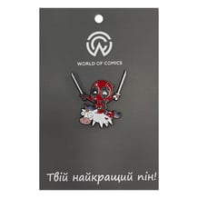 Металевий значок (пін) Marvel: Deadpool on Unicorn, (13837)