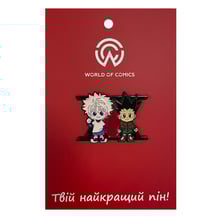 Металевий значок (пін) Hunter x Hunter: Killua and Gon, (13843)