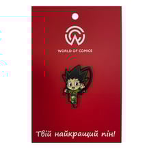 Металлический значок (пин) Hunter x Hunter: Gon w/ Fishing Rod, (13847)