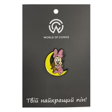 Металлический значок (пин) Disney: Mickey Mouse: Little Minnie w/ Teddy, (13883)