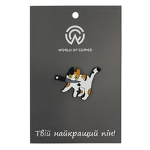 Металевий значок (пін) Cat w/ Knife (Meme), (13891)