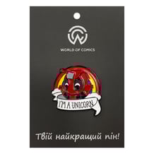 Металлический значок (пин) Marvel: Deadpool: «I'm a Unicorn», (13921)